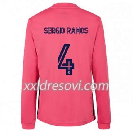 Real Madrid Sergio Ramos 4 Drugi Nogometni Dres 2020-2021 Dugim Rukavima